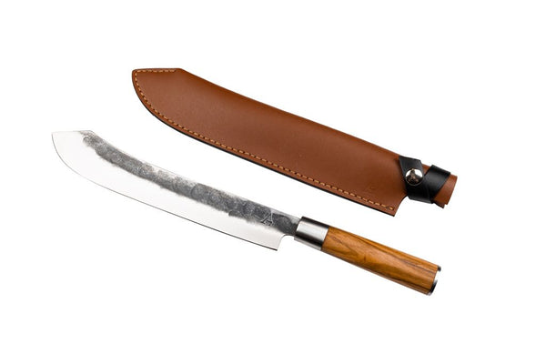 Anvil forged handmade butcher knife