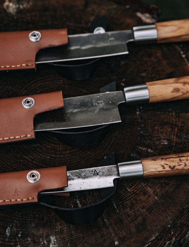 Anvil Forged Handmade Butcher Knife