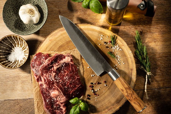 Anvil forged handmade chef's knife