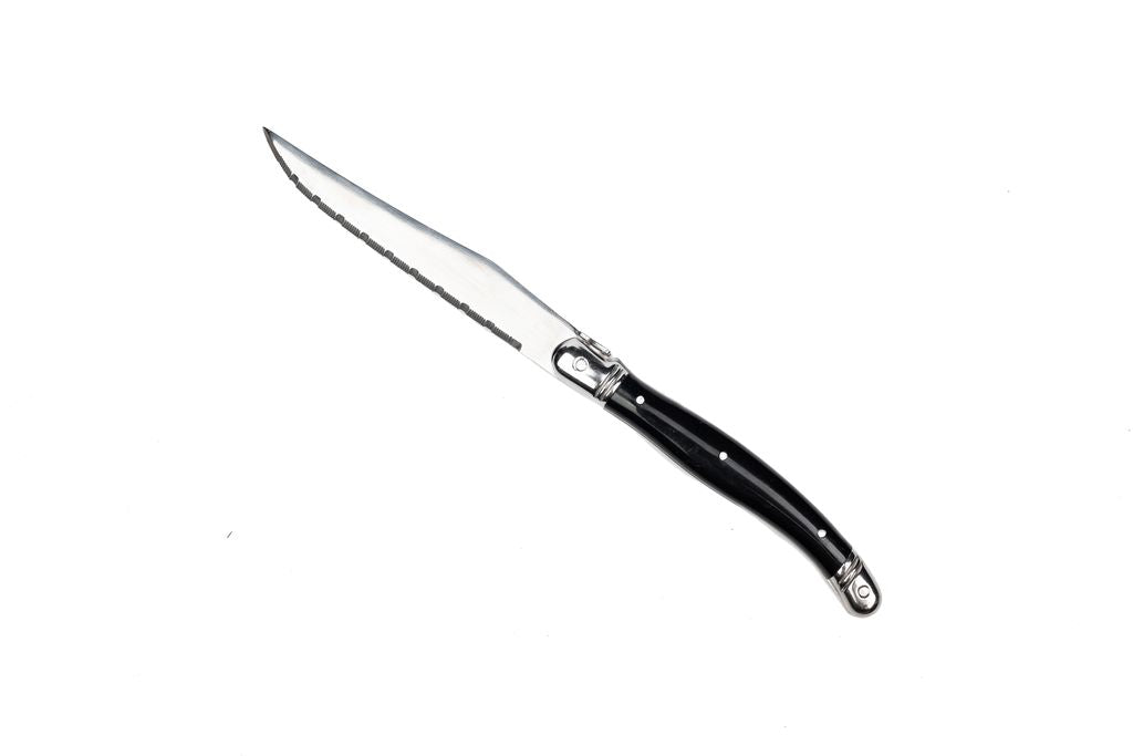 Laguiole Affordable Steakknives set of 6 Black