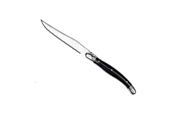 Laguiole affordable steakknives set of 6 black