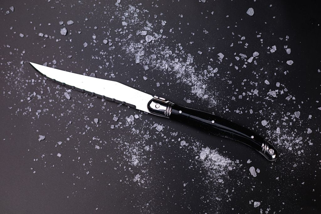 Laguiole Affordable Steakknives set of 6 Black