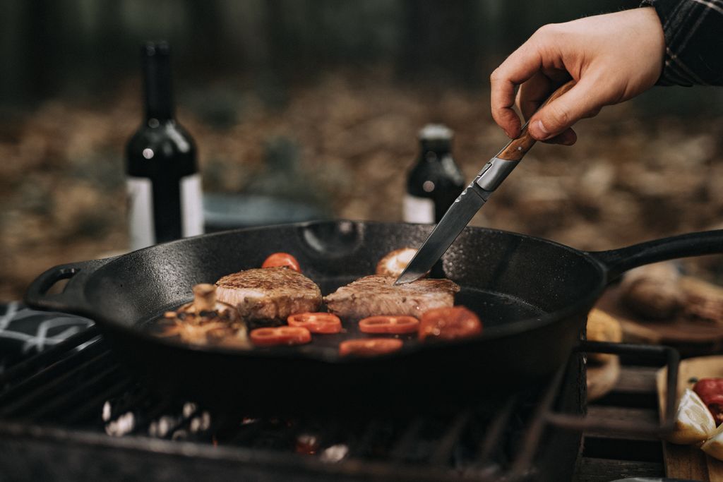 Laguiole Steakknives Olive Wood set of 6