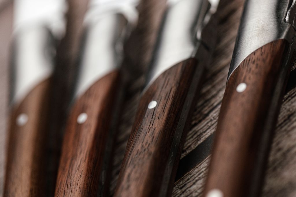 Laguiole Steakknives Rosewood set of 6